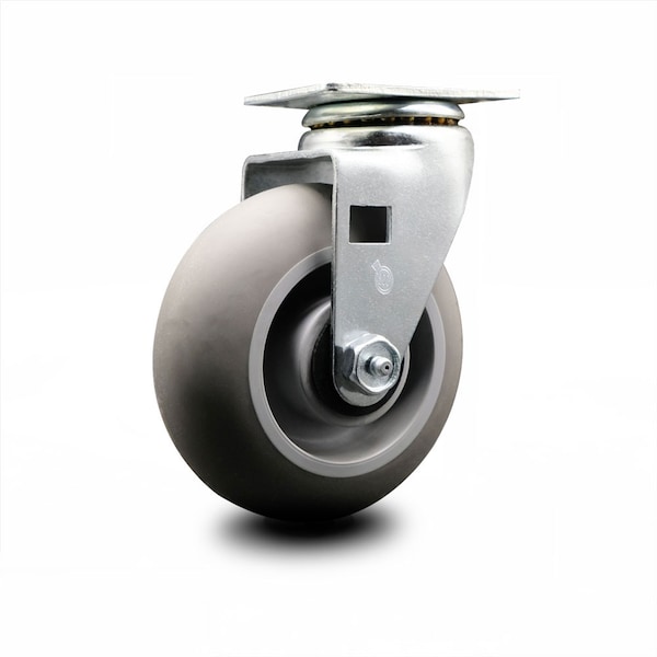 5 Inch Thermoplastic Rubber Wheel Swivel Caster with Ball Bearing SCC